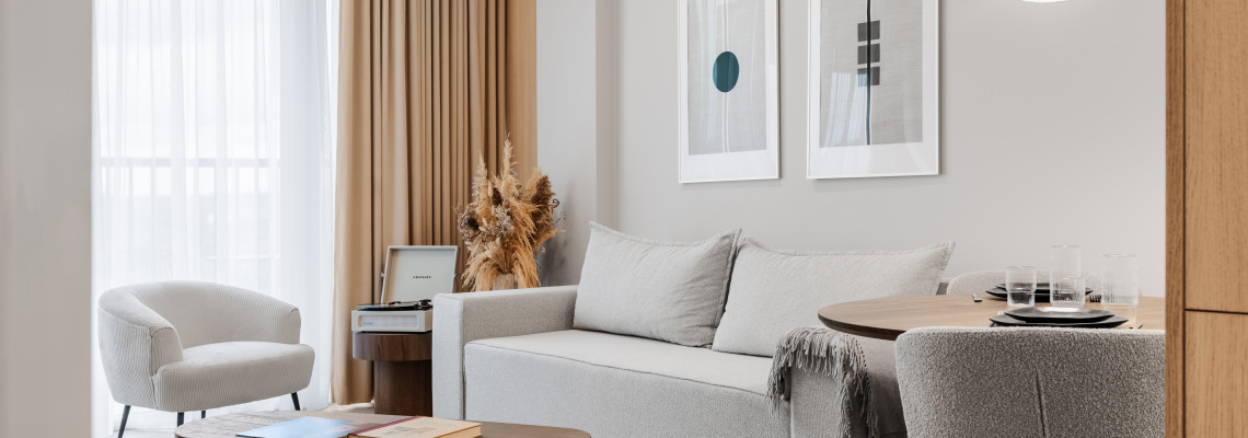 Standartiniai dviejų miegamųjų apartamentai